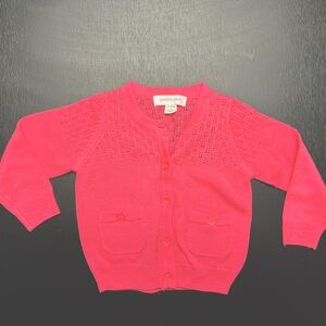 Hot Pink Cardigan • Pumpkin Patch 3-6m